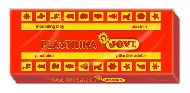 Imagen PLASTILINA JOVI MEDIANA ROJA