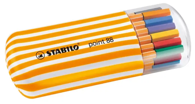 Rotuladores Stabilo® Point 88, Estuche metálico