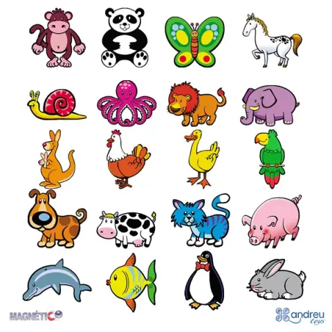 Imagen ANIMALES MAGNETICOS 20 PZAS. AT 3