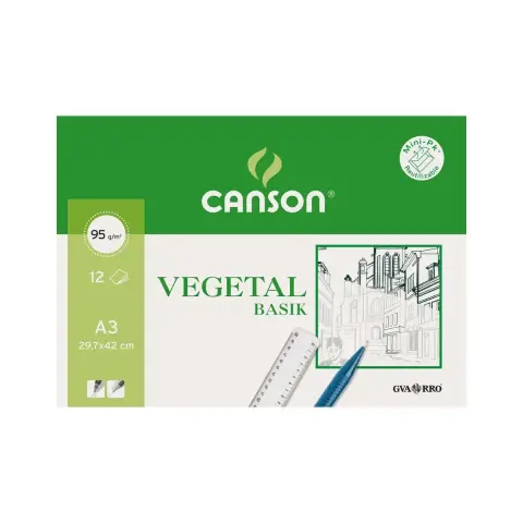 Imagen MINIPACK 12H PAPEL VEGETAL A3 90GR. GUARRO