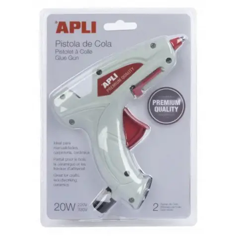 Imagen PISTOLA SILICONA PREMIUM 20 W. APLI