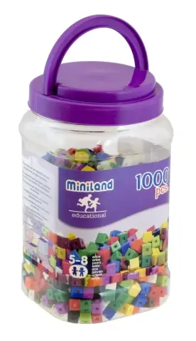 Imagen BOTE CUBOS 1CM. 1000 PZAS.   2