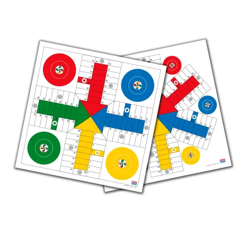 Imagen TABLERO PARCHIS 4 Y 6 JUGADORES 40CM. MARIGO