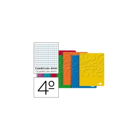 Imagen CUADERNO 4 4MM. LIDERPAPEL