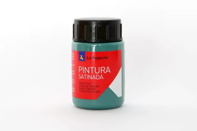 Imagen PINTURA SATINADA VERDE JADE 35ML. LA PAJARITA