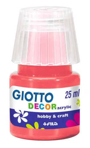 Imagen PINTURA ACRLICA ROJA 25ML. GIOTTO