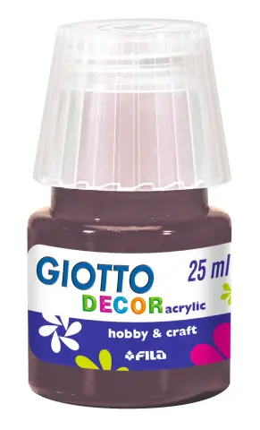 Imagen TEMPERA ACRILICA MARRON 25ML. GIOTTO