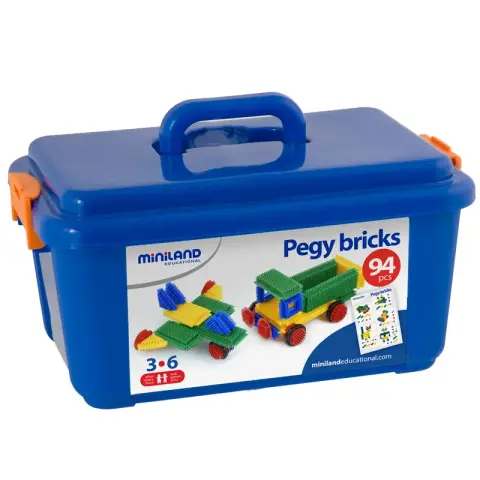 Imagen CONTENEDOR PEGY BRICKS 100 PZAS.  4