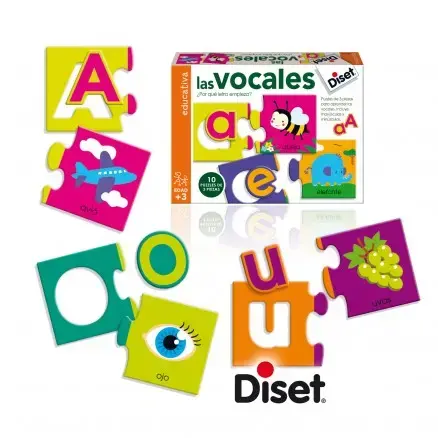 Imagen PUZZLE LAS VOCALES