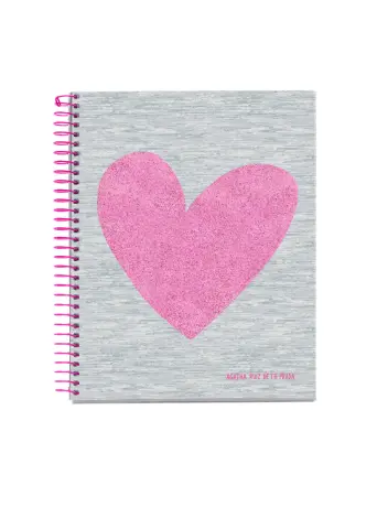 Imagen NOTEBOOK 4 A6 CUADRCULA LOVE 
