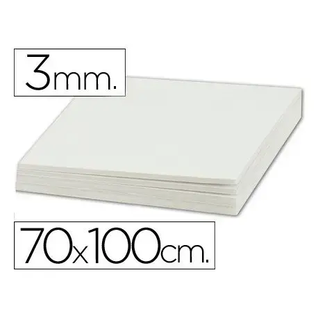 Imagen CARTON PLUMA BLANCO 70X100CM 3MM. CG