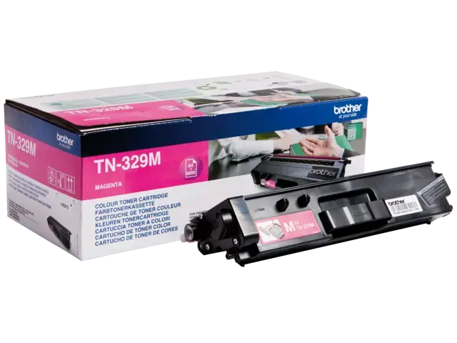 Imagen TONER ORIGINAL BROTHER TN-329 MAGENTA -6000 PAG-