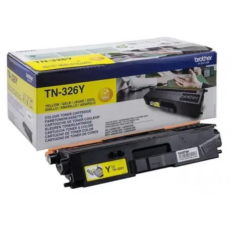 Imagen TONER ORIGINAL BROTHER TN-326 AMARILLO -3500 PAG-