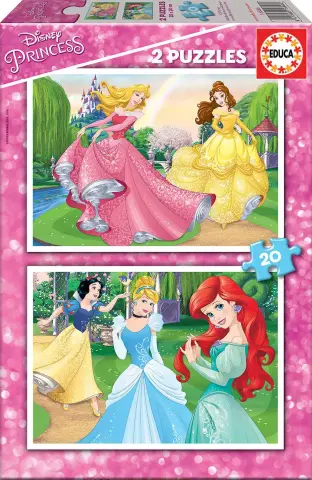 Imagen PUZZLE PRINCESAS 2X20 PZAS. 