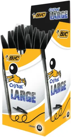 Imagen BOLIGRAFO BIC CRISTAL LARGE 1.6 NEGRO 2
