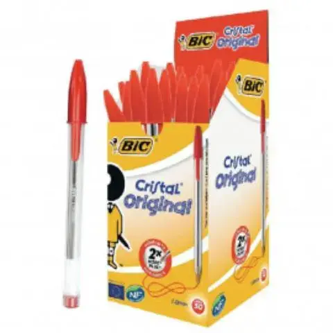 Imagen BOLIGRAFO BIC CRISTAL ROJO