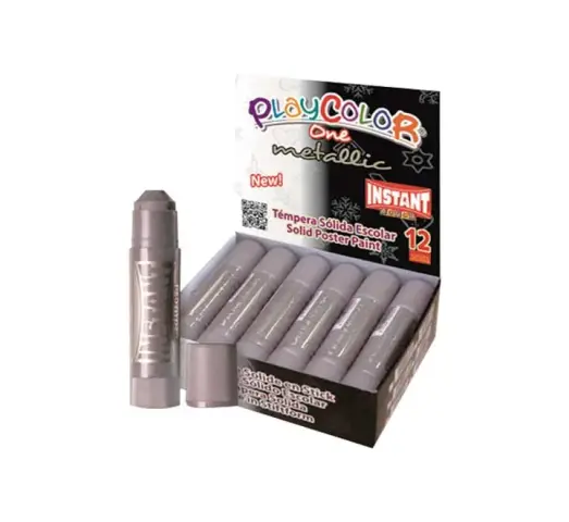 Imagen TEMPERA PLAYCOLOR ONE 10 GRS. PLATA