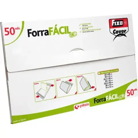 Imagen FORROFACIL PP 30X52CM. FIXO