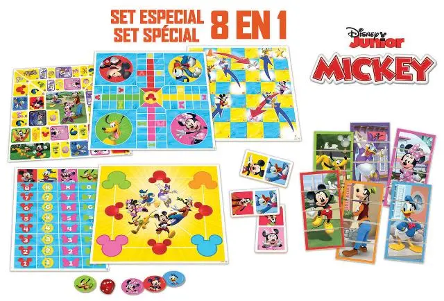 Imagen SET 8 JUEGOS EN 1. MICKEY  2