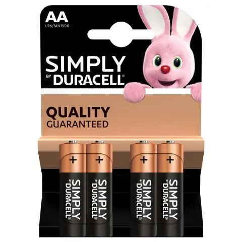 Imagen BLISTER 4 PILAS AA DURACELL