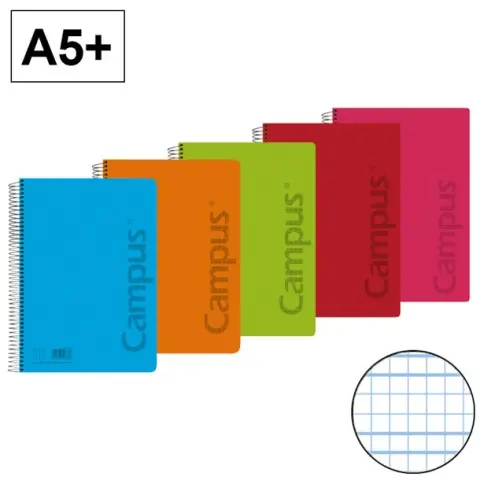 Imagen CUADERNO 4 3 MM PP 80 H. 90 GR. CAMPUS