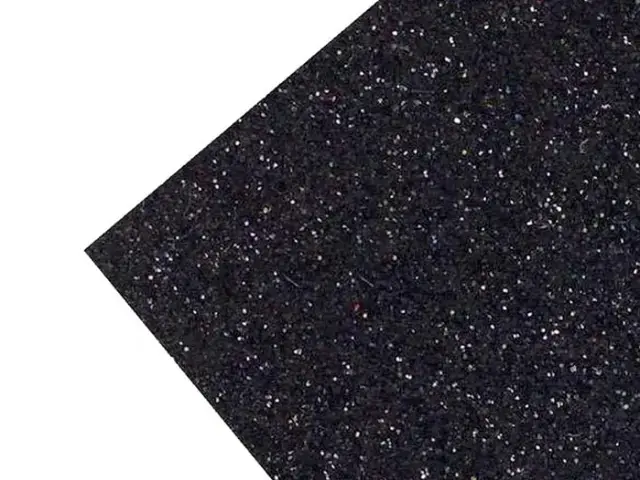 Goma Eva Lámina de 40 x 60 cm. Negra, Pack de 10 unidades