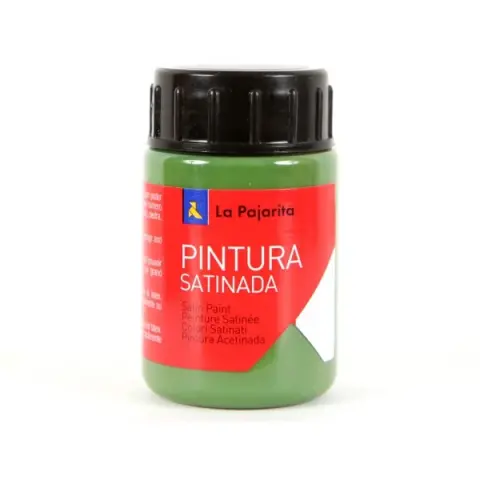Imagen PINTURA SATINADA VERDE MONTE 35ML. LA PAJARITA