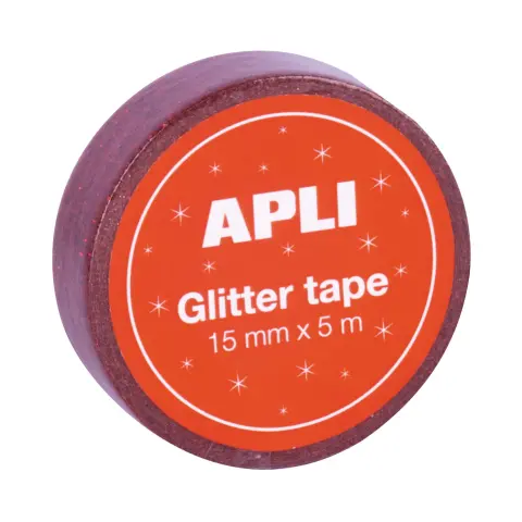 Imagen CINTA ADHESIVA GLITTER 15MM X 5M. APLI 7