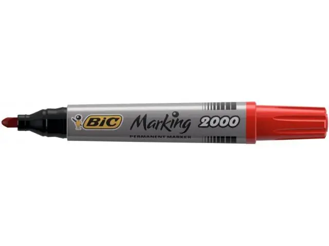 Imagen ROTU. PERMANENT MARKING 2000 03 ROJO BIC