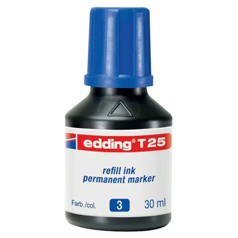 Imagen TINTA ROTULADOR EDDING T-25 AZUL 30ML.