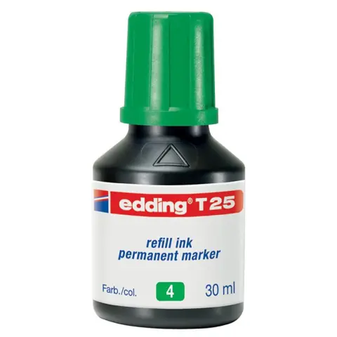 Imagen TINTA ROTULADOR EDDING T-25 VERDE 30ML.