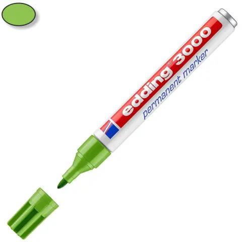 Imagen ROTULADOR PERMANENTE EDDING 3000-11 VERDE CLARO