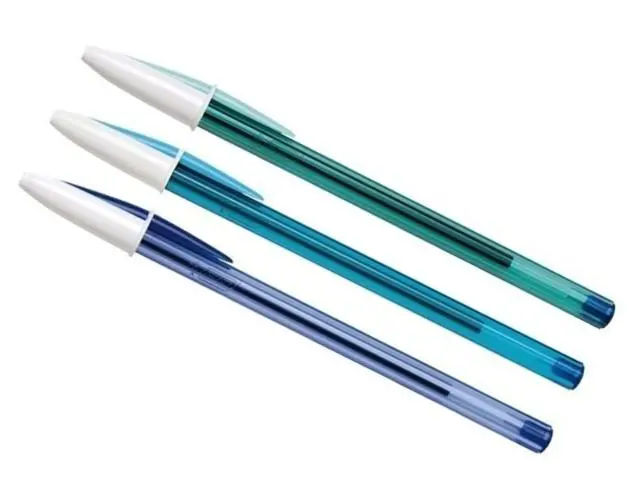 BOLIGRAFO BIC CRISTAL CAP. BICOLOR LIKE ME AZUL