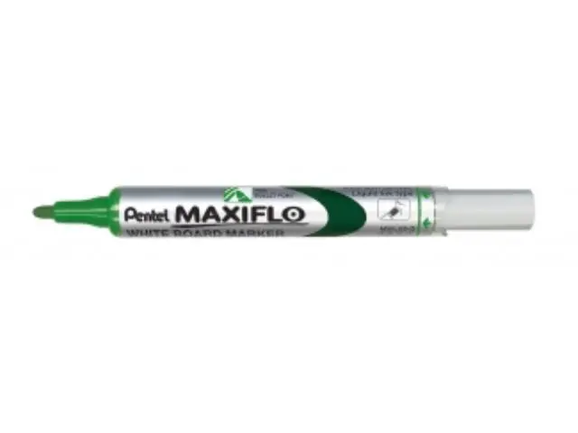 Pentel Maxiflo - Rotulador para pizarra blanca, punta redonda