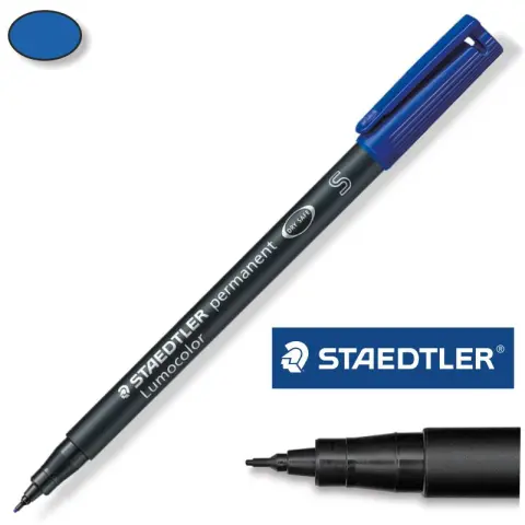 Imagen ROTULADOR AZUL (S) STAEDTLER LUMOCOLOR