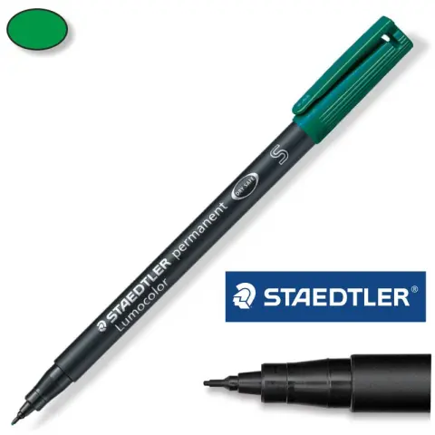 Imagen ROTULADOR VERDE (S) STAEDTLER LUMOCOLOR