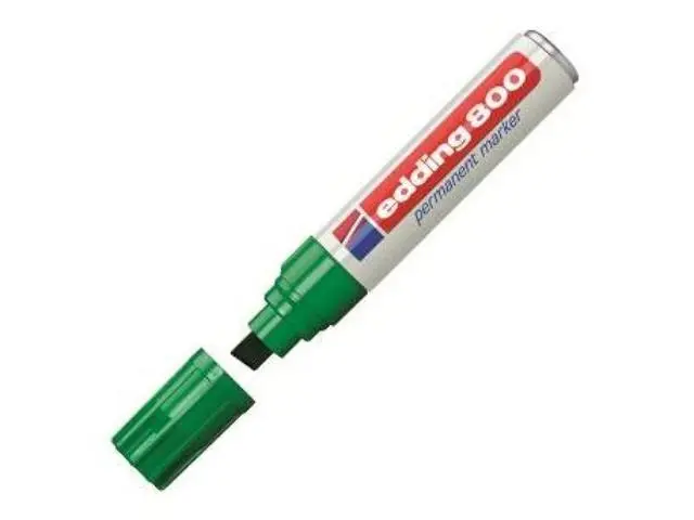 Imagen ROTULADOR PERMANENTE EDDING 800-04 VERDE