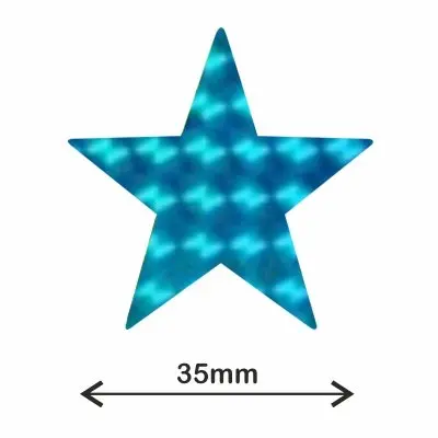 Imagen ROLLO GOMETS XL ESTRELLA HOLOGRFICA AZUL