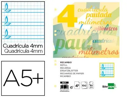 Imagen RECAMBIO 4 4MM PAUTAGUIA. LIDERPAPEL 