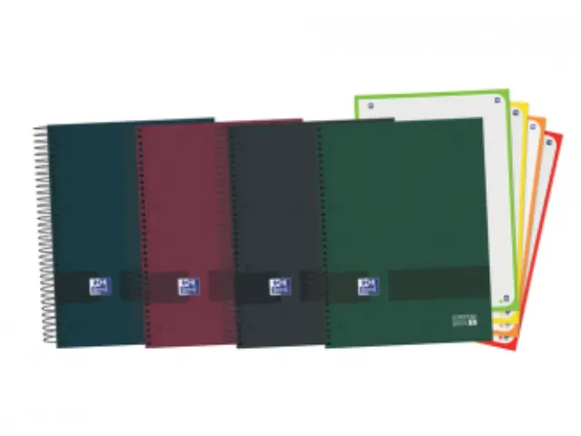 Imagen CUADERNO A5 5MM 120H. 90GR. MICRO. COLORES OSCUROS. OXFORD