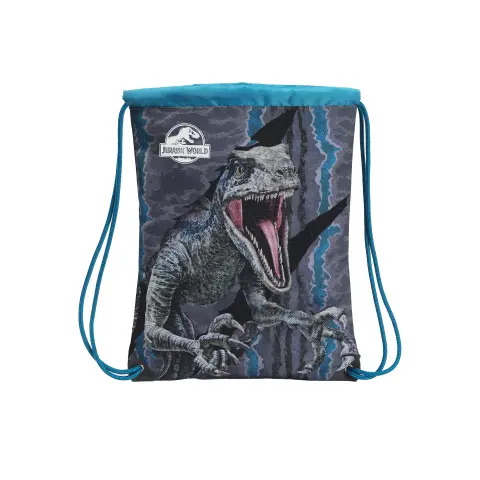 Imagen MOCHILA SACO 34X44 JURASSIC WORLD