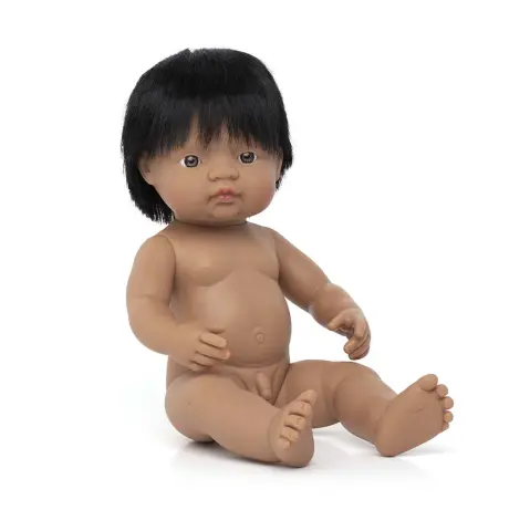 Imagen MUECO LATINOAMERICANO NIO CON PELO 38CM. 