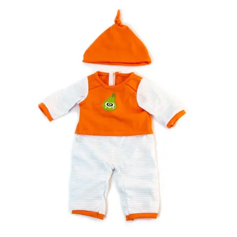 Imagen PIJAMA FRO NARANJA RAYAS NIA 38 CM.