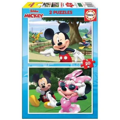 Imagen PUZZLE MICKEY & FRIENDS 2X20 PZAS.