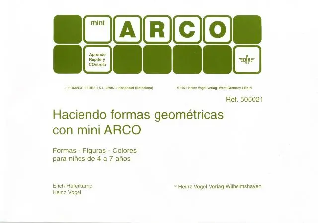 Imagen MINI-ARCO: HACIENDO FORMAS GEOMETRICAS