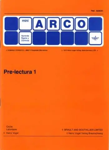 Imagen MINI-ARCO: PRE-LECTURA 1