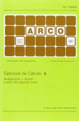 Imagen ARCO: EJERCICIOS DE CLCULO 4