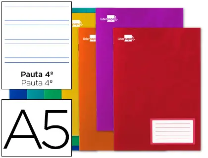 Imagen LIBRETA 4 PAUTA 3,5 - 32 H. LIDERPAPEL