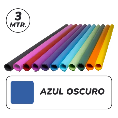 Imagen PAPEL KRAFT AZUL OSCURO 1X3M. SDP