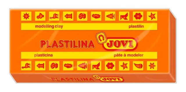 Imagen PLASTILINA JOVI MEDIANA NARANJA